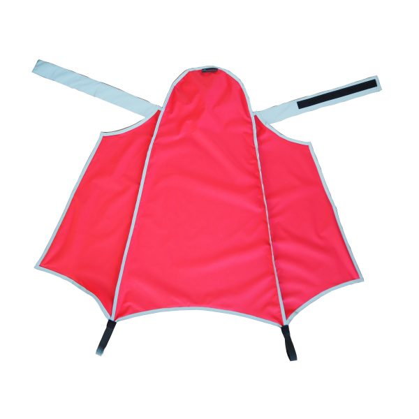 Drachenhaut Edition 2in1 rot- Radfahrer-Regenschutz