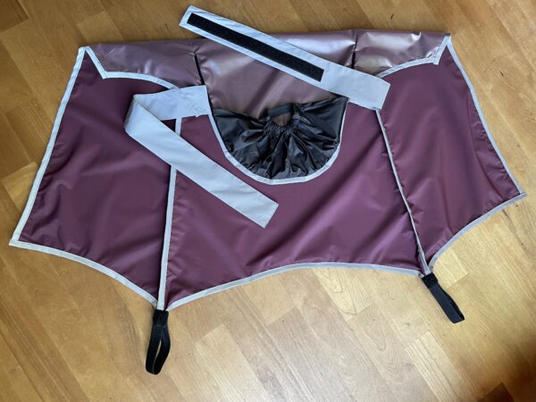 Drachenhaut 2in1 Edition weinrot – Alternative zum Fahrradponcho