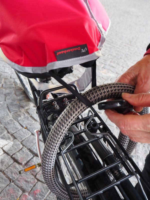 Drachenhaut Edition 2in1 rot- Radfahrer-Regenschutz