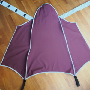 Drachenhaut 2in1 Edition weinrot – Alternative zum Fahrradponcho