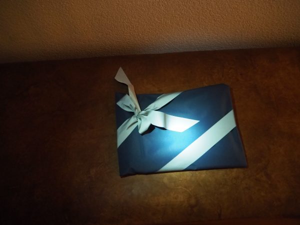 Furoshiki- Geschenkverpackung für Drachenhaut