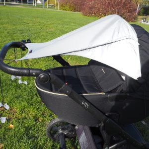 Drachensegel+ silber-reflektierend mit schwarzen Details – made in Germany !